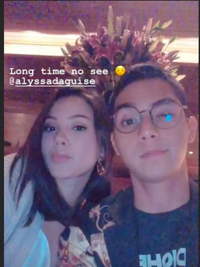 Al Ghazali bertemu kembali dengan Alyssa Daguise (Instagram)