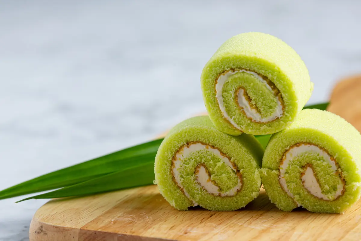 resep bolu pandan gulung kukus