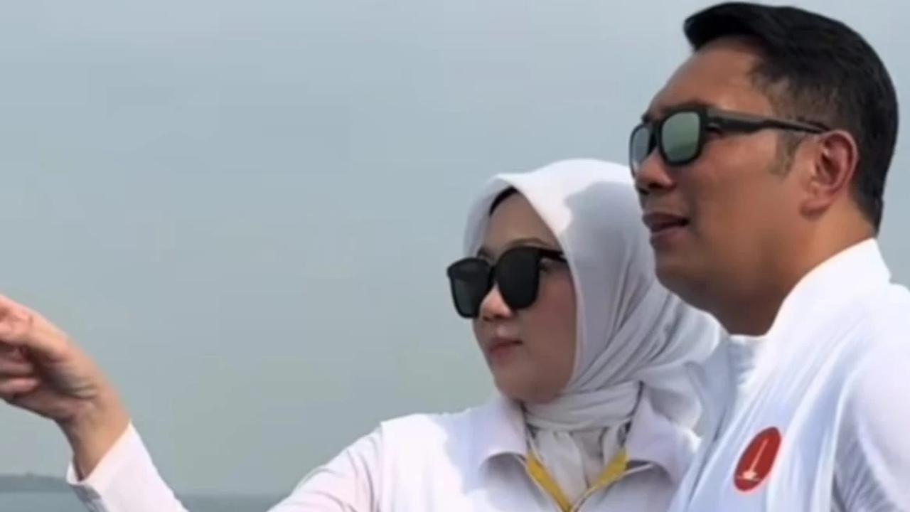 Momen manis Atalia-Ridwan Kamil