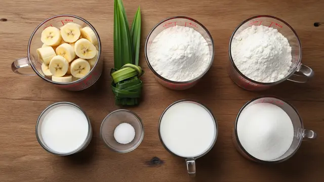Bahan-Bahan Nagasari Pisang