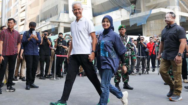 Ganjar-Mahfud Jalani Tes Kesehatan di RSPAD