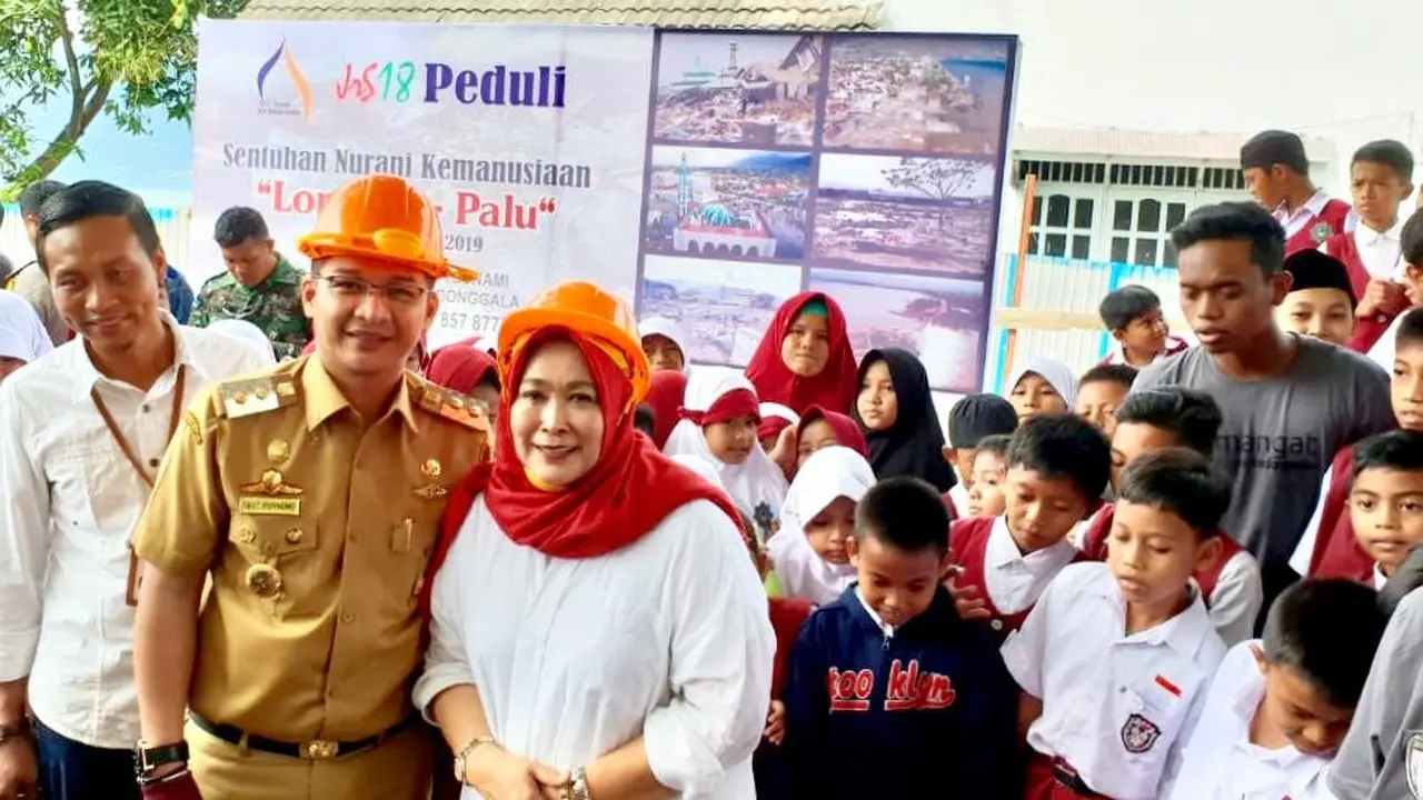 Jenny Rachman bersama Wakil Wali Kota Palu, Pasha (ist)