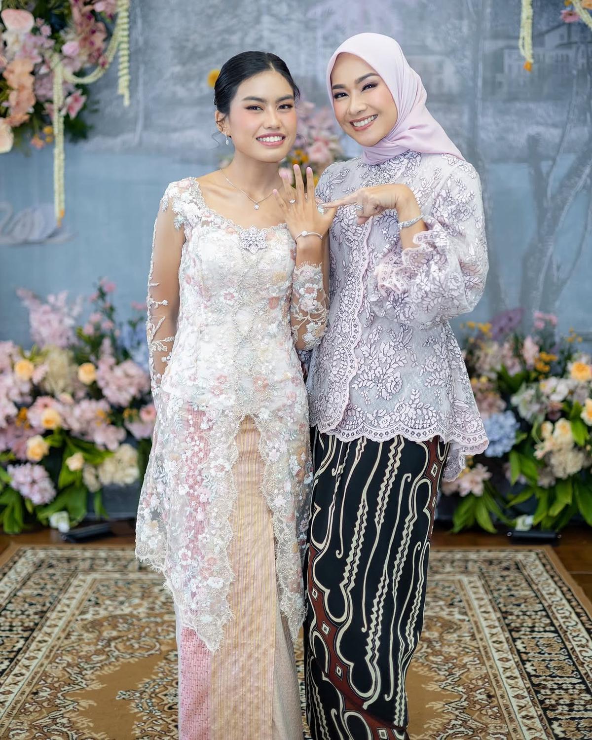 Model Kebaya yang Dipakai Namira Adjani Anak Sulung Alya Rohali saat Lamaran, Cantik dan Kalem