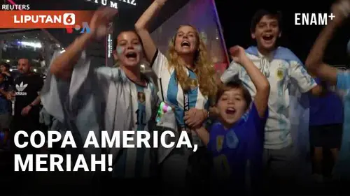 VIDEO: Copa America Berlangsung Meriah di AS