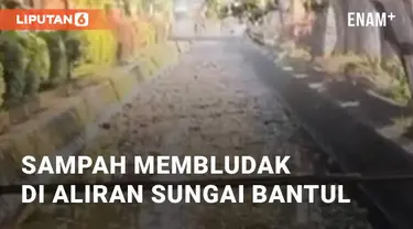 Beredar video viral terkait banyaknya sampah yang hanyut di sungai jalan Bantul. Peristiwa ini direkam pada Senin (10/6/2024) pagi