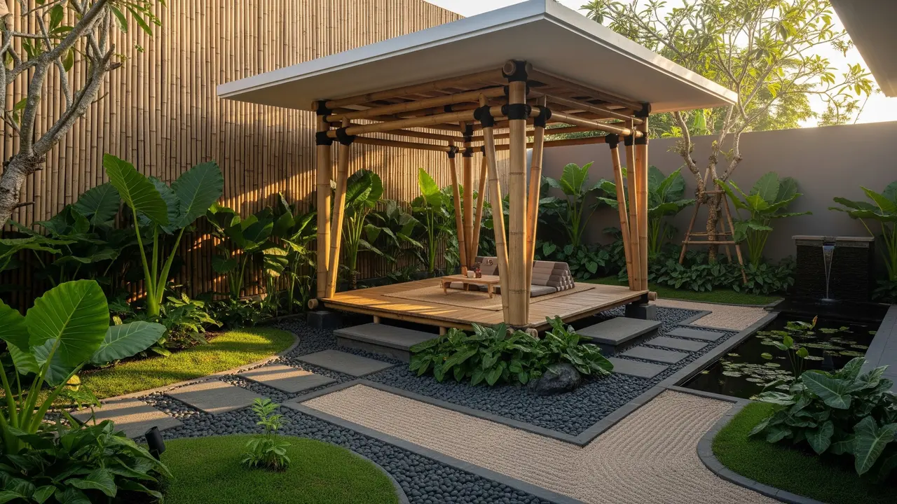Cara Membuat Gazebo dari Material Bekas yang Tetap Terlihat Mewah/Gemini AI
