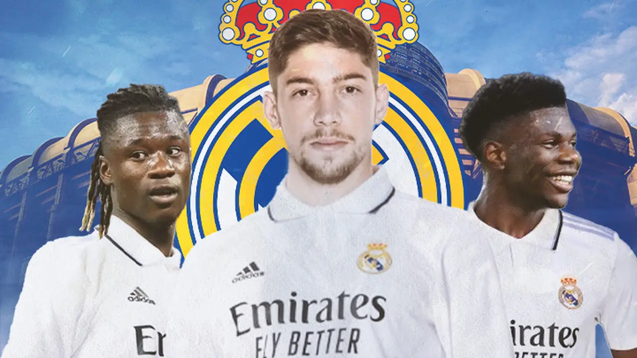 Real Madrid - Eduardo Camavinga, Federico Valverde, Aurelien Tchouameni