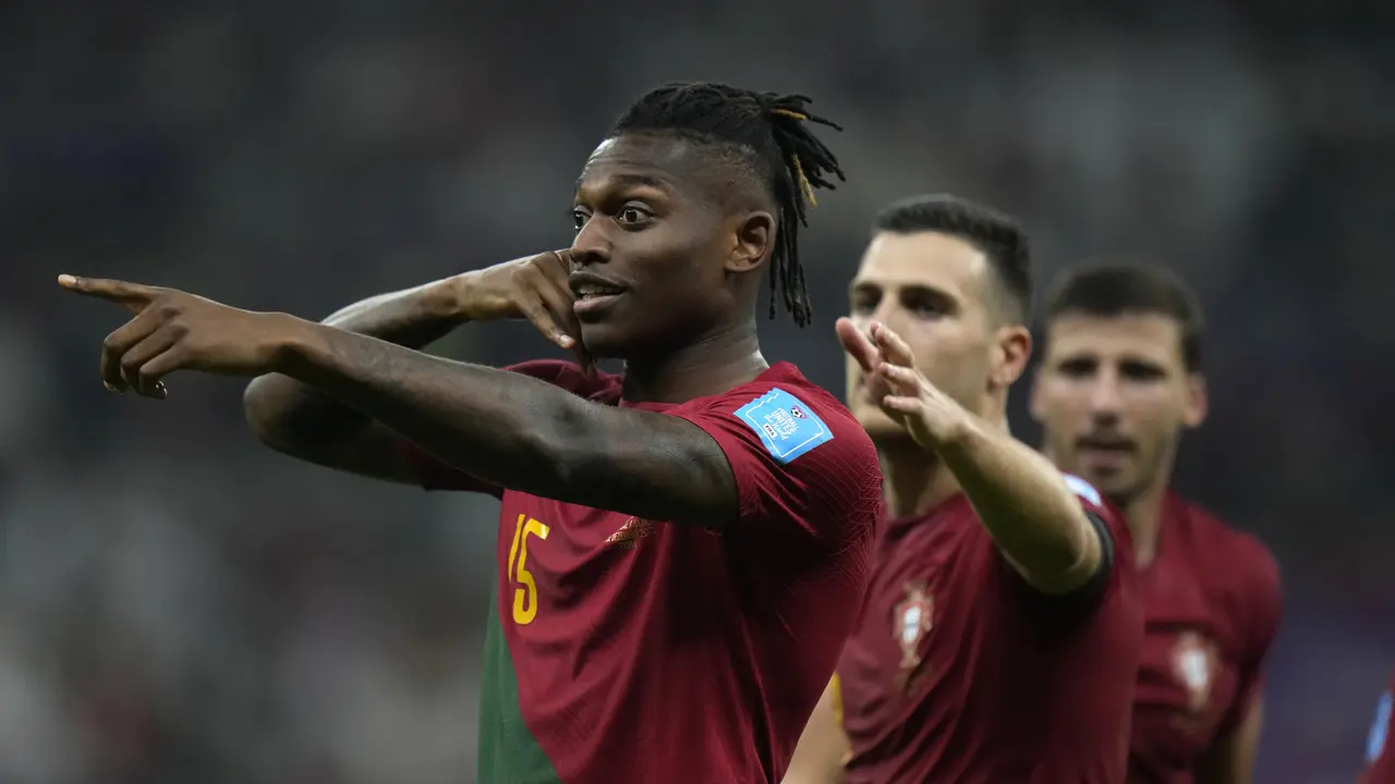 Rafael Leao - Portugal - Piala Dunia 2022 - 7 Desember 2022