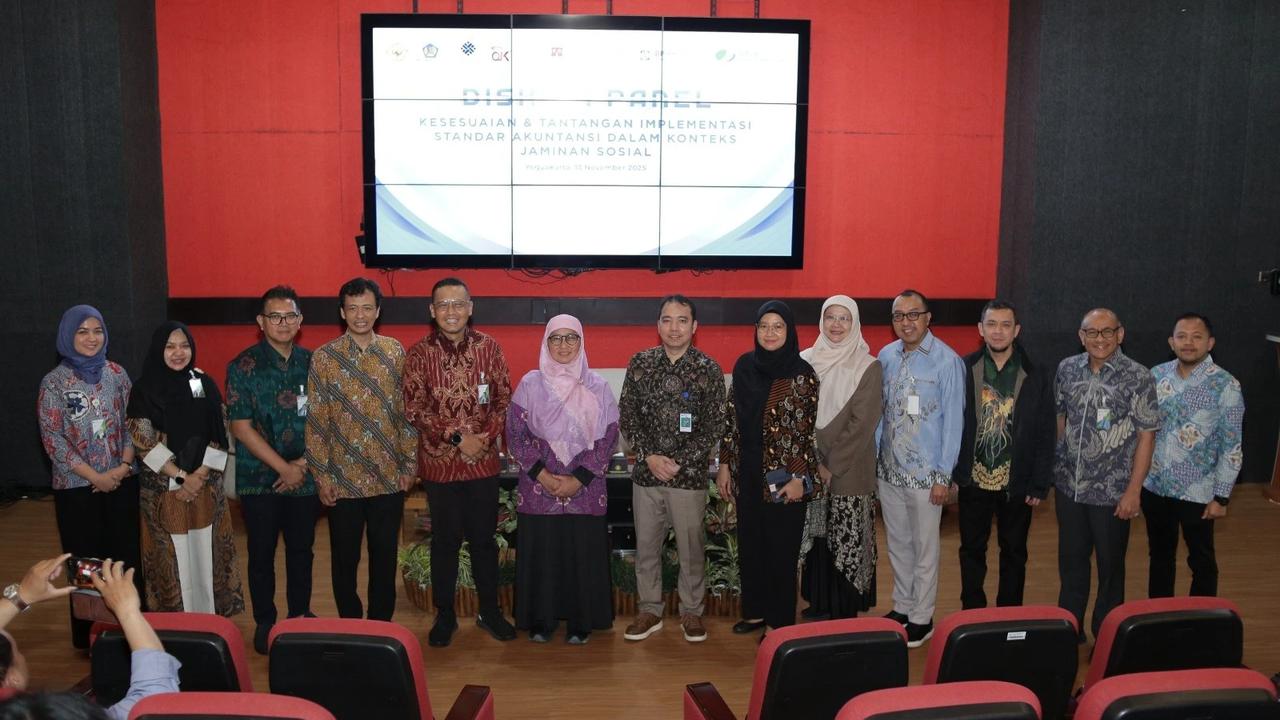 BPJS Ketenagakerjaan menggelar Diskusi Panel Nasional 'Kesesuaian dan Tantangan Implementasi Standar Akuntansi dalam Konteks Jaminan Sosial'