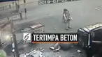 Seorang ibu dan anaknya berusia 7 bulan tertimpa reruntuhan beton di China. Sang ibu menderita luka serius sedangkan anaknya hanya mengalami luka gores.