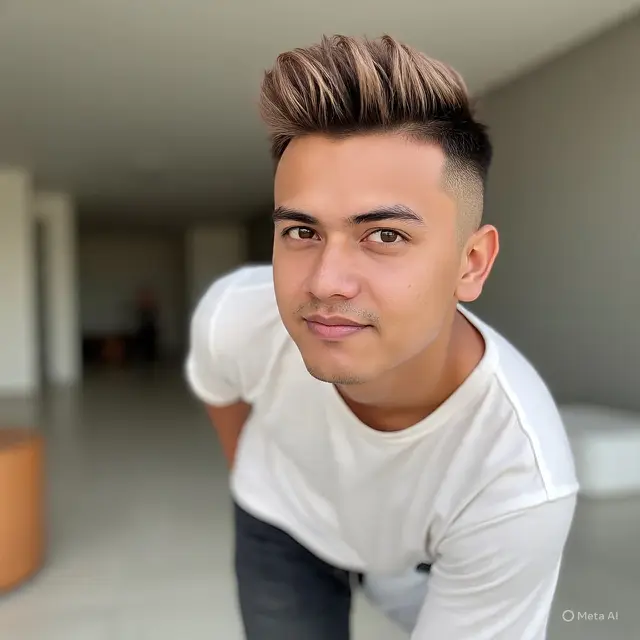 Model Rambut Pria Muka Bulat