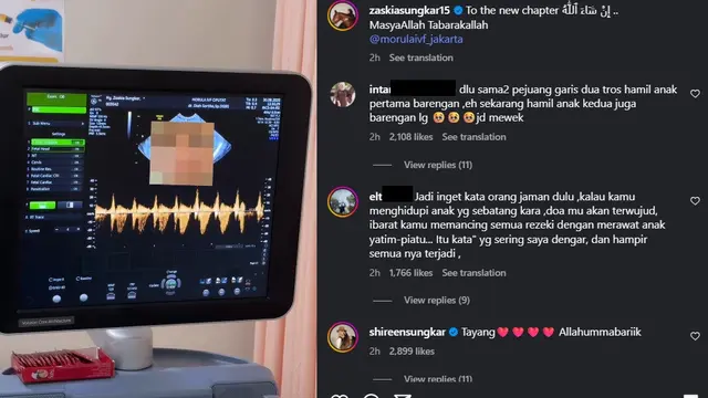 Zaskia Sungkar umumkan kehamilan. (Instagram/ zaskiasungkar15)