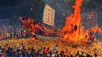 Mengenal Festival Bakar Tongkang, Ritual Adat Tionghoa di Rokan Hilir Riau