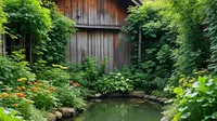 7 Inspirasi Kolam Ikan Belakang Rumah Sederhana dan Minimalis, Cocok untuk Lahan Sempit