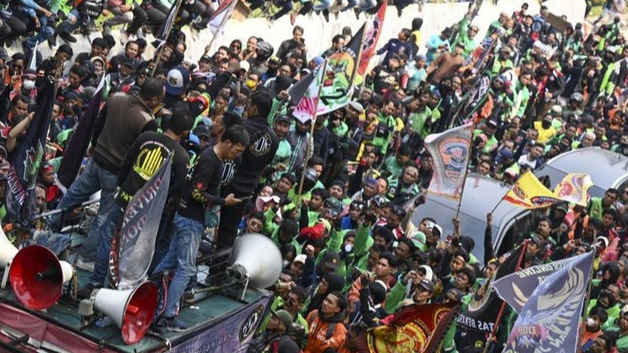 Rute Pergerakan Massa Demo Ojol di Jakarta, Sasar Kantor Pemerintahan Mulai Pukul 12.30 WIB
