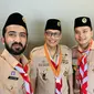 Selebgram Atta Ul Karim mengikuti upacara Hari Pramuka di Cibubur, Jakarta Timur, Rabu (14/8/2024) sebagai tamu VIP. Ia mengaku makin cinta Indonesia. (Foto: Dok. Koleksi Pribadi Atta Ul Karim)