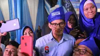 Calon Wakil Presiden Sandiaga Uno saat berada di Riau. (Istimewa)