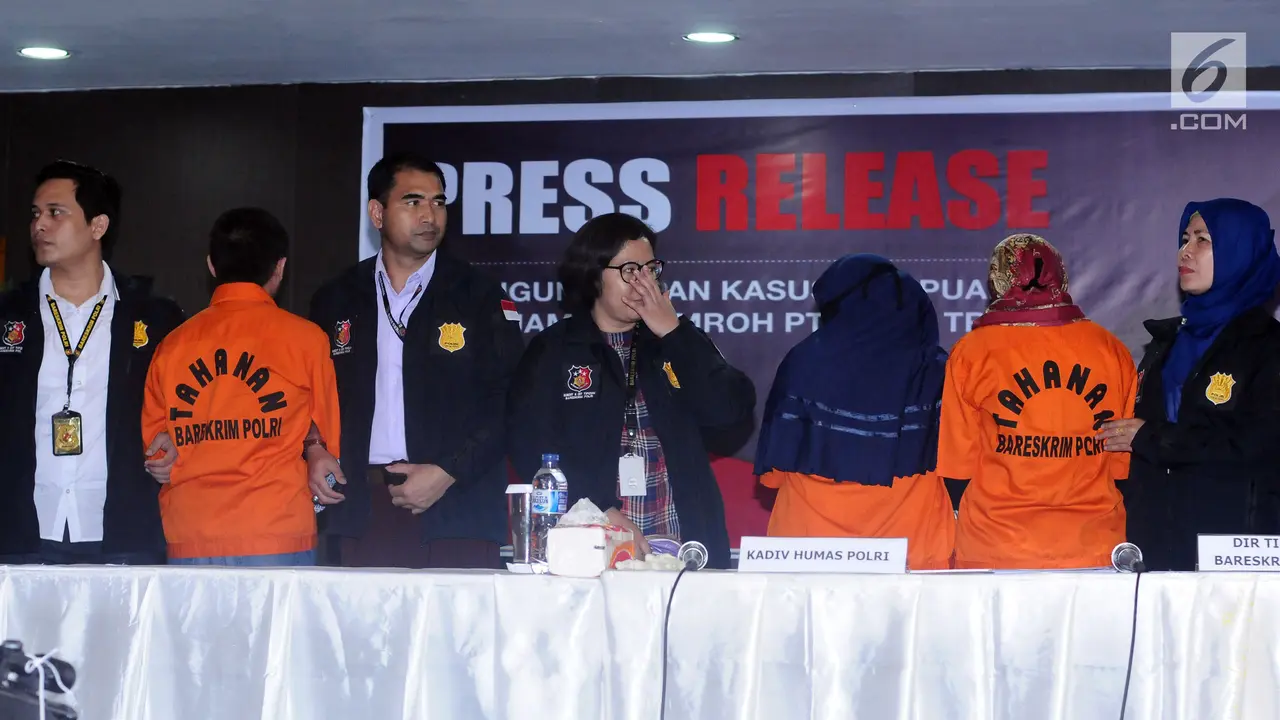 Polisi Rilis Tiga Tersangka Kasus First Travel