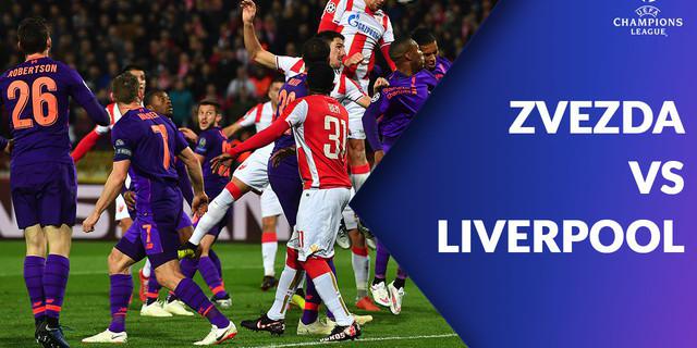 VIDEO: Liverpool Tumbang 0-2 dari Tuan Rumah Crvena Zvezda