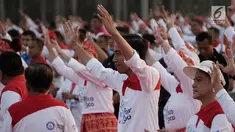 Dalam rangka menyambut Asian Games dan Asian Paragames 2018, Kemenpora dan FOKBI menyelenggarakan pemecahan rekor dunia tari poco-poco di lapangan silang monas, Jakarta.