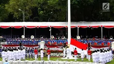 Detik-detik pengibaran Sang Saka Merah Putih adalah momen paling mendebarkan bagi para Paskibraka 2017.