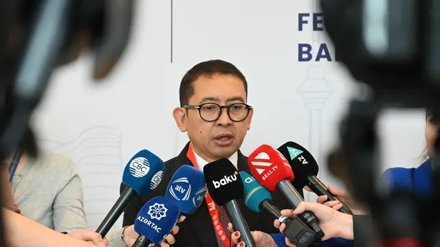 Ketua BKSAP DPR RI Fadli Zon di dalam pertemuan khusus parlemen Asia yang tergabung dalam Asian Parliamentary Assembly (APA) di Baku, Azerbaijan. (Dok BKSAP DPR RI)