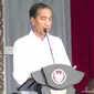 Presiden Joko Widodo atau Jokowi menghadiri puncak acara Sail Teluk Cendrawasih di Biak Numfor, Papua Kamis (23/11/2023).