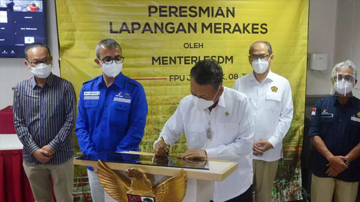Menteri ESDM Resmikan Pengembangan Lapangan Merakes dalam Rangka ...