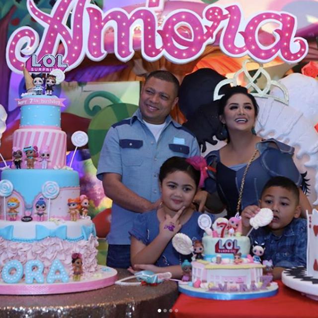 Megahnya Pesta Ulang Tahun Ke 7 Putri Krisdayanti Dan Raul