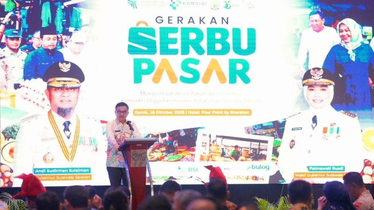 Fakta Menarik: Ekonomi Sulsel Tumbuh 5,32 Persen, Gerakan Serbu Pasar Jadi Kunci Dorong Pertumbuhan Ekonomi Daerah