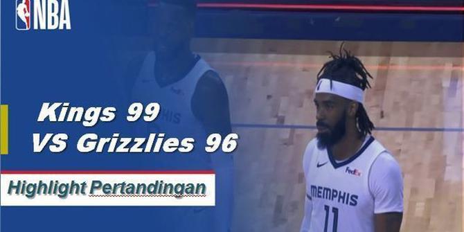 Cuplikan Hasil Pertandingan NBA : Kings 99 VS Grizzlies 96