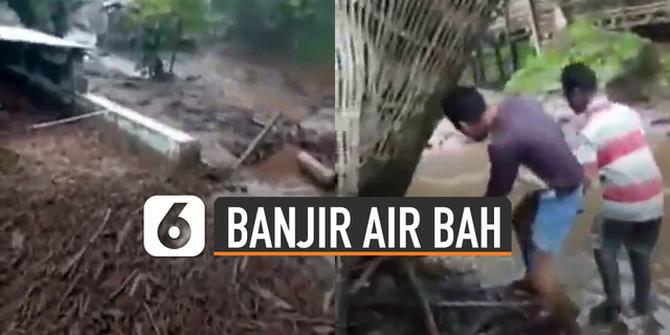 VIDEO: Viral Banjir Air Bah di Kawasan Bondowoso