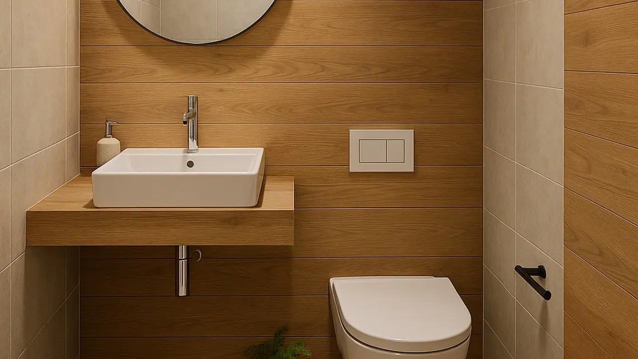 Model Kamar Mandi Kecil di Bawah Tangga