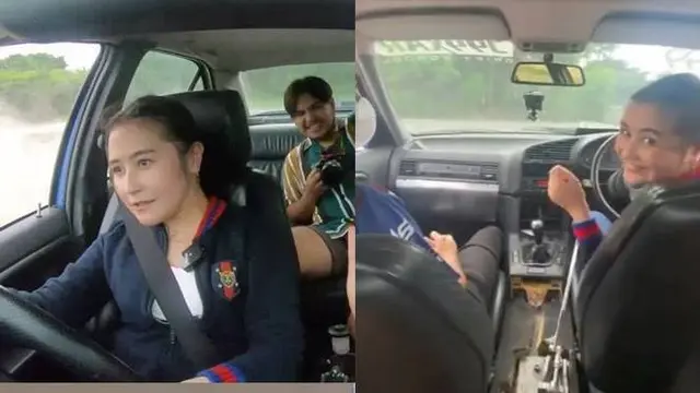 6 Potret Seleb Wanita yang Punya Hobi Ngedrift, Ada yang Jadi Juara