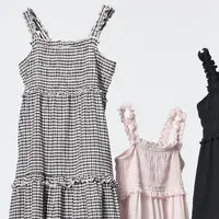 Cecilie Bahnsen dikenal melalui desain womenswear bernuansa romantis dengan siluet lembut yang tetap terasa modern (Sumber: UNIQLO)