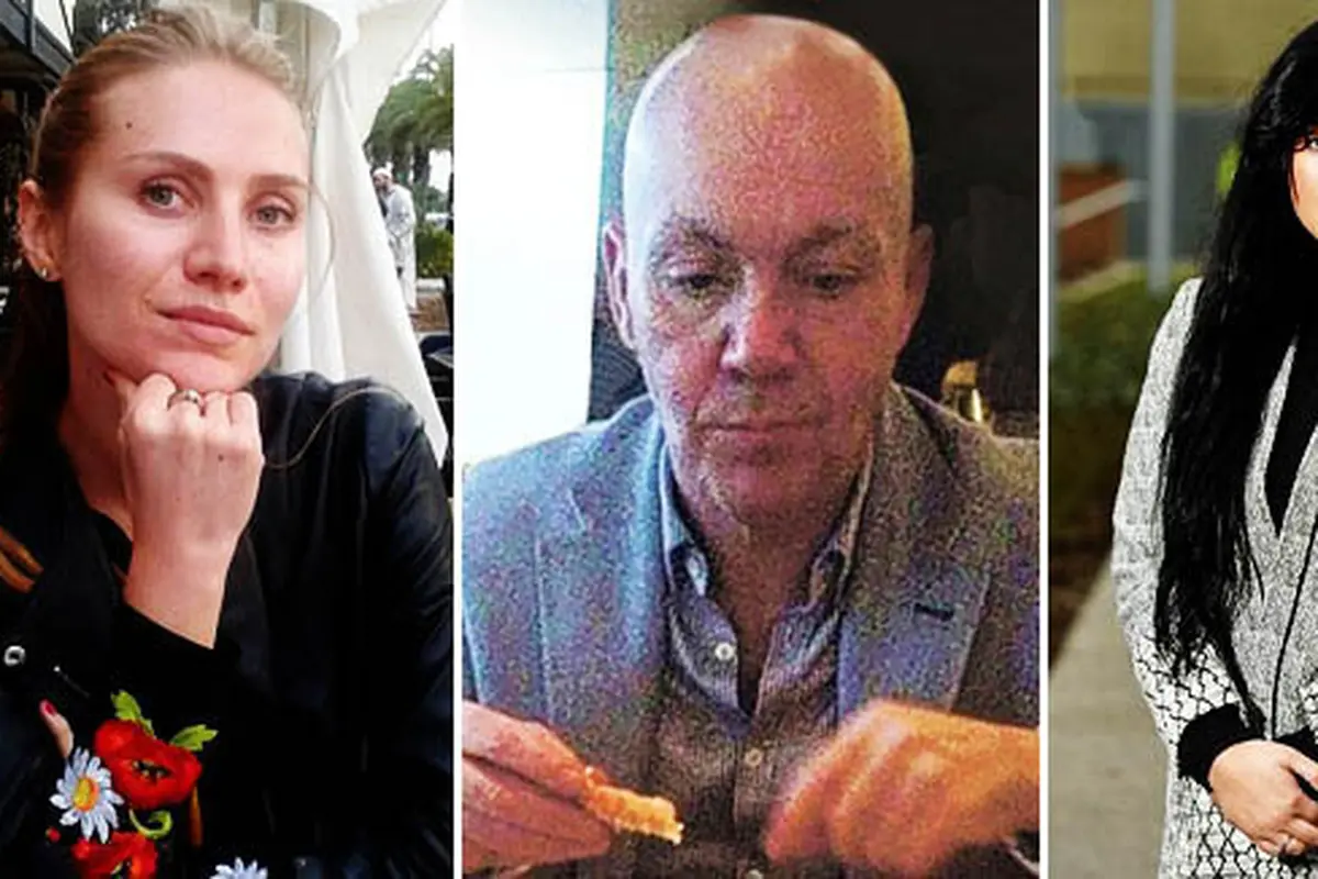 Anna Mazover, Darren Scott, Diana Nicholl-Pierson | Foto: copyright dailymail.co.uk