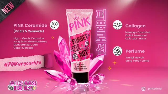 Ekspresikan Self Love dengan PINK Skin, Kombinasi Sempurna Perfume Lotion ala Korea untuk Pancarkan Authentic Glowing Skin