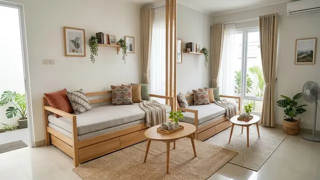 15 Inspirasi Sofa Bed Serbaguna untuk Ruang Tamu Kecil, Praktis dan Hemat Tempat