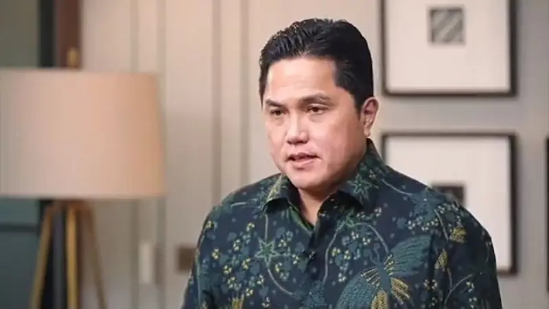 Menteri BUMN Erick Thohir dalam Sinergi untuk Negeri yang digelar Telkomsel, Senin (22/11/2021).