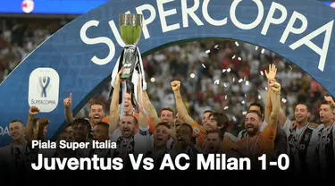 Juventus berhasil merebut trofi pertama di musim 2018-2019. I Bianconeri menjadi juara Piala Super Italia setelah mengalahkan AC Milan 1-0.