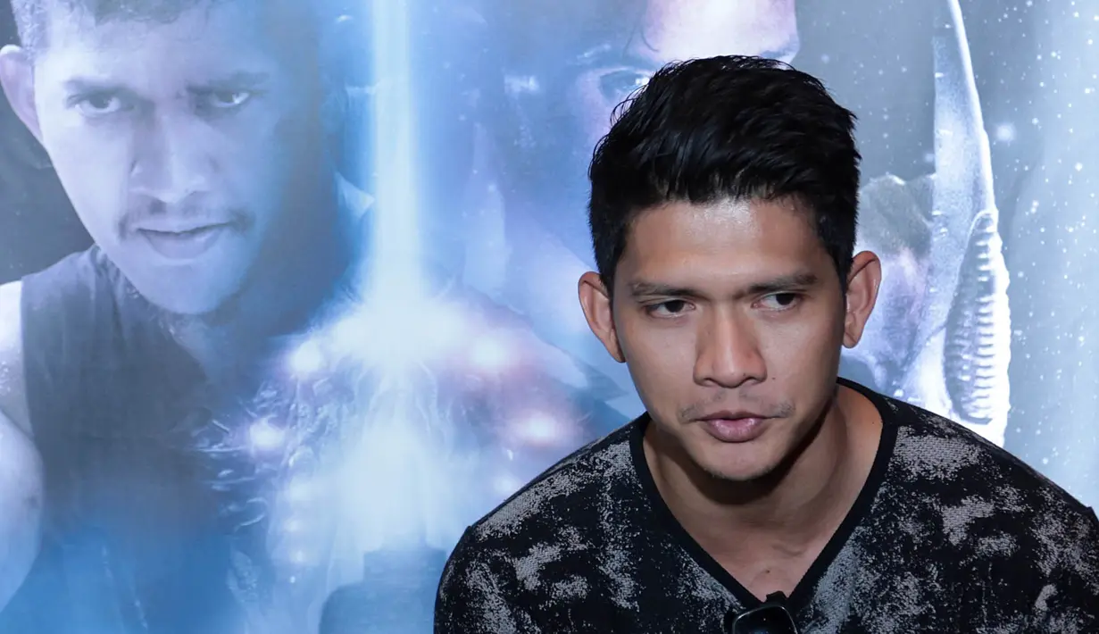 "Sulit, sulit, sulit semua. Soalnya saya per adegan buat dari segi koreo, kita pasti otomatis kontrol keseluruhan scene, setiap adegan fighting," tandas Iko Uwais. (Deki Prayoga/Bintang.com)