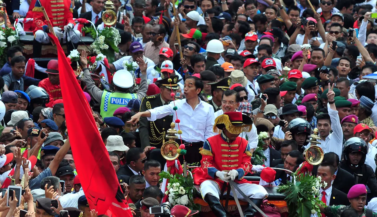 Irbariyatno (48) Ketua Komunitas Indigo mengatakan bahwa pemimpin baru Indonesia akan berasal dari golongan bawah dan merakyat, Bogor, Rabu (18/06/2014) (Liputan6.com/Johan Tallo)