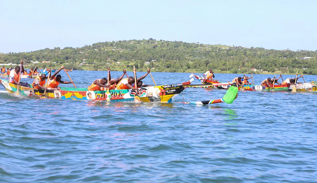 Festival Rusinga adalah satu-satunya inisiatif yang melestarikan budaya Abasuba yang sebagian besar ditemukan di Pulau Rusinga dan Pulau Mfangano di Danau Victoria di bagian Danau Kenya. (AP Photo)