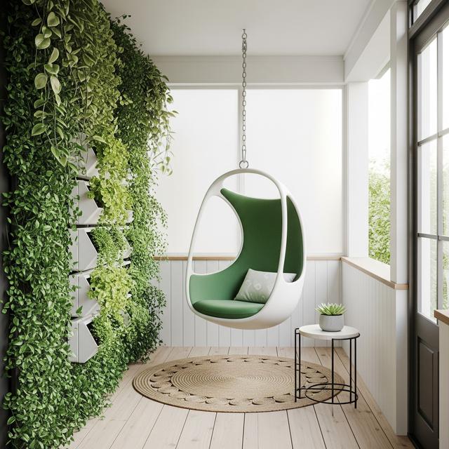 Model Teras Depan Rumah Sempit yang Bisa Jadi Ruang Santai Multifungsi (Image by Gemini AI)