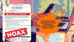 Cek Fakta: Hoaks Komdigi Bakal Padamkan Internet Nasional Selama 3 Hari