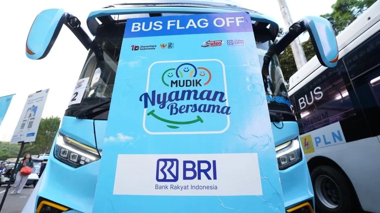 BRI Berangkatkan 12.352 Pemudik dengan 238 Bus