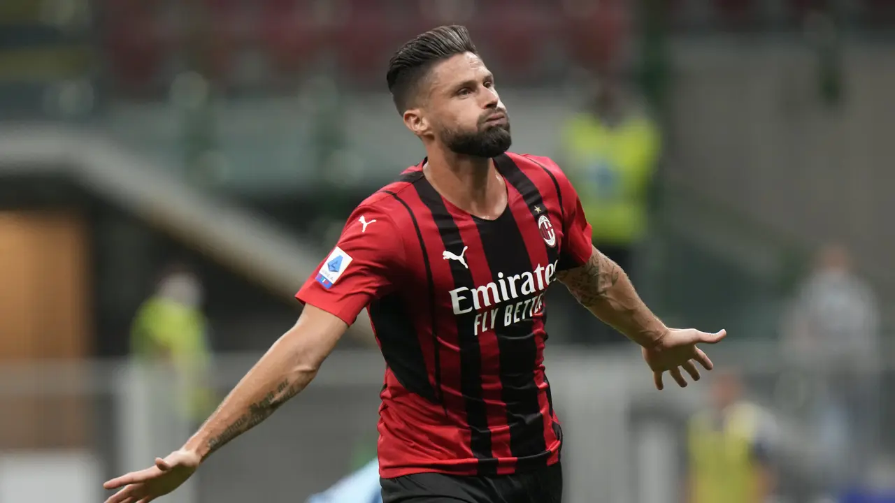 Olivier Giroud - AC Milan - Liga Italia Serie A