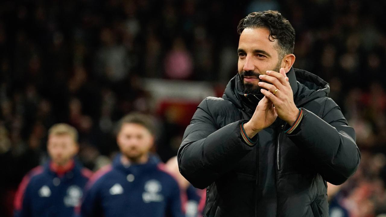 Foto: Senyum Semringah Ruben Amorim saat Raih Kemenangan Perdana Bersama Manchester United