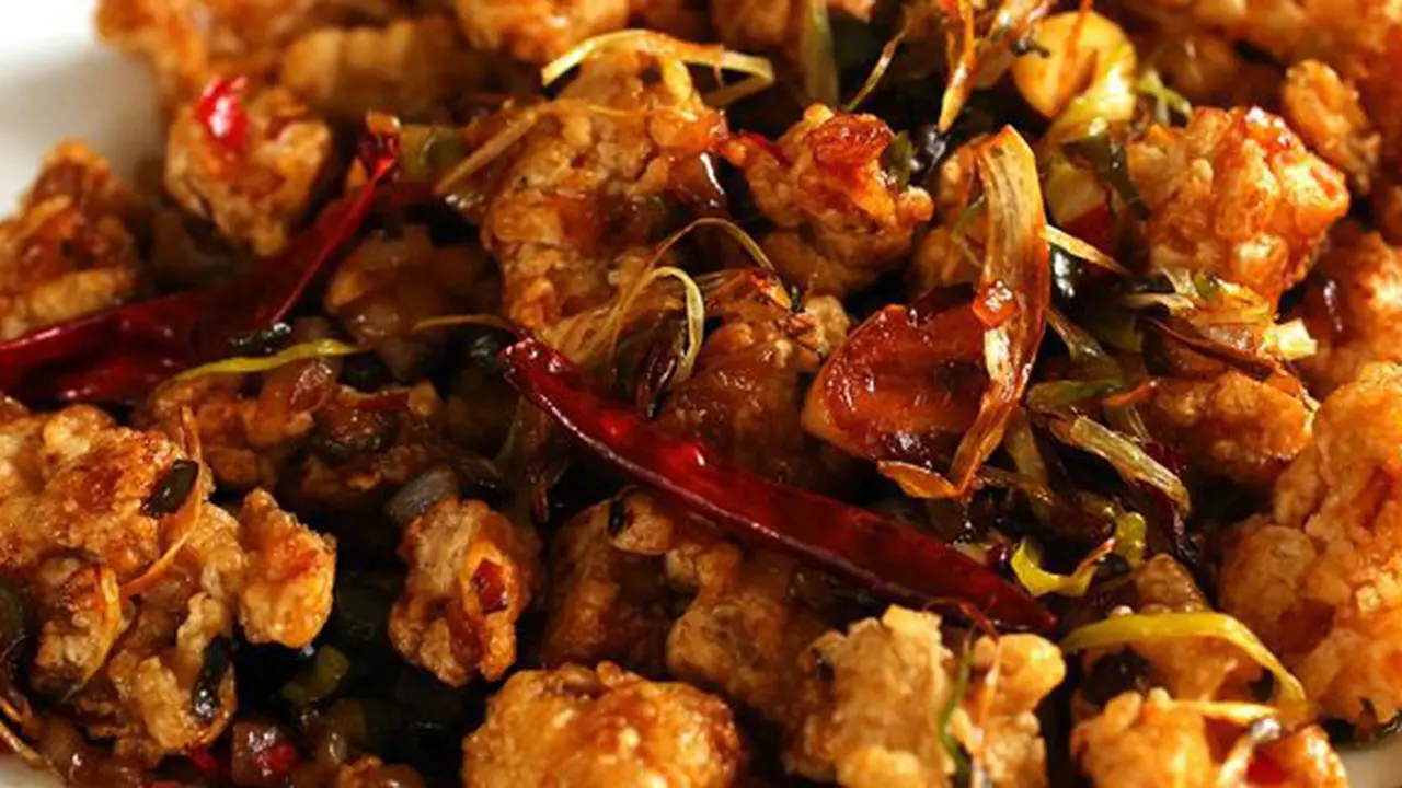 Ayam goreng bawang pedas manis/copyright Maangchi