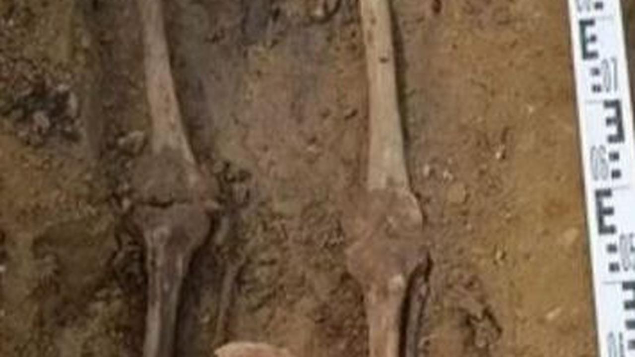 Banyak kerangka ditemukan dengan koin yang terletak di mulut, sementara tengkorak lainnya ditempatkan di antara kaki mereka.&nbsp;